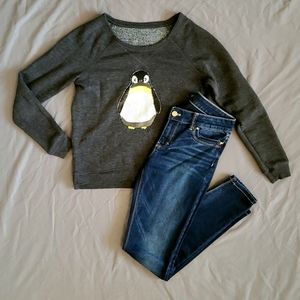 American Eagle Penguin Sweater